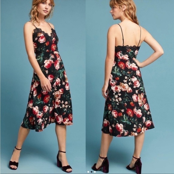 Foxiedox Autumnal Floral Slip Dress - Picture 12 of 12